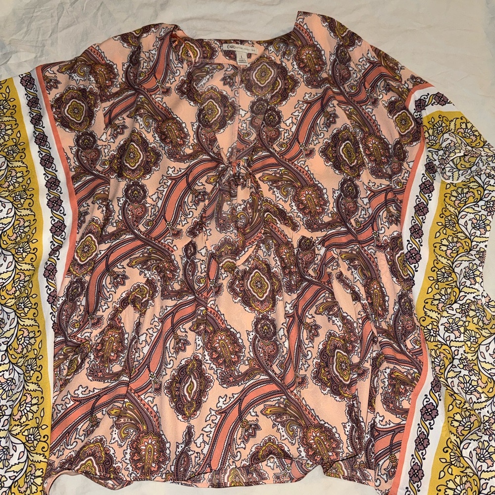 Cato Multicolor Paisley Blouse